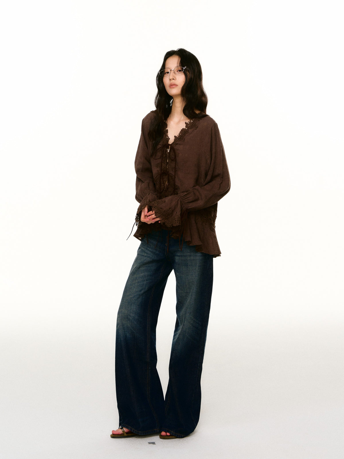 LAFREEDOM LAF360808 Loose-Fit Casual Long-Sleeve Shirt