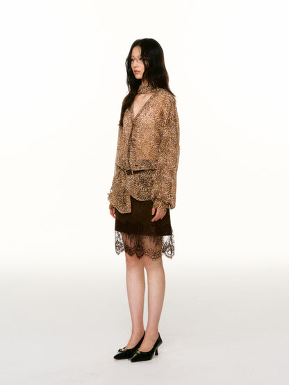 LAFREEDOM LAF360807 Vintage-Style Lace Skirt