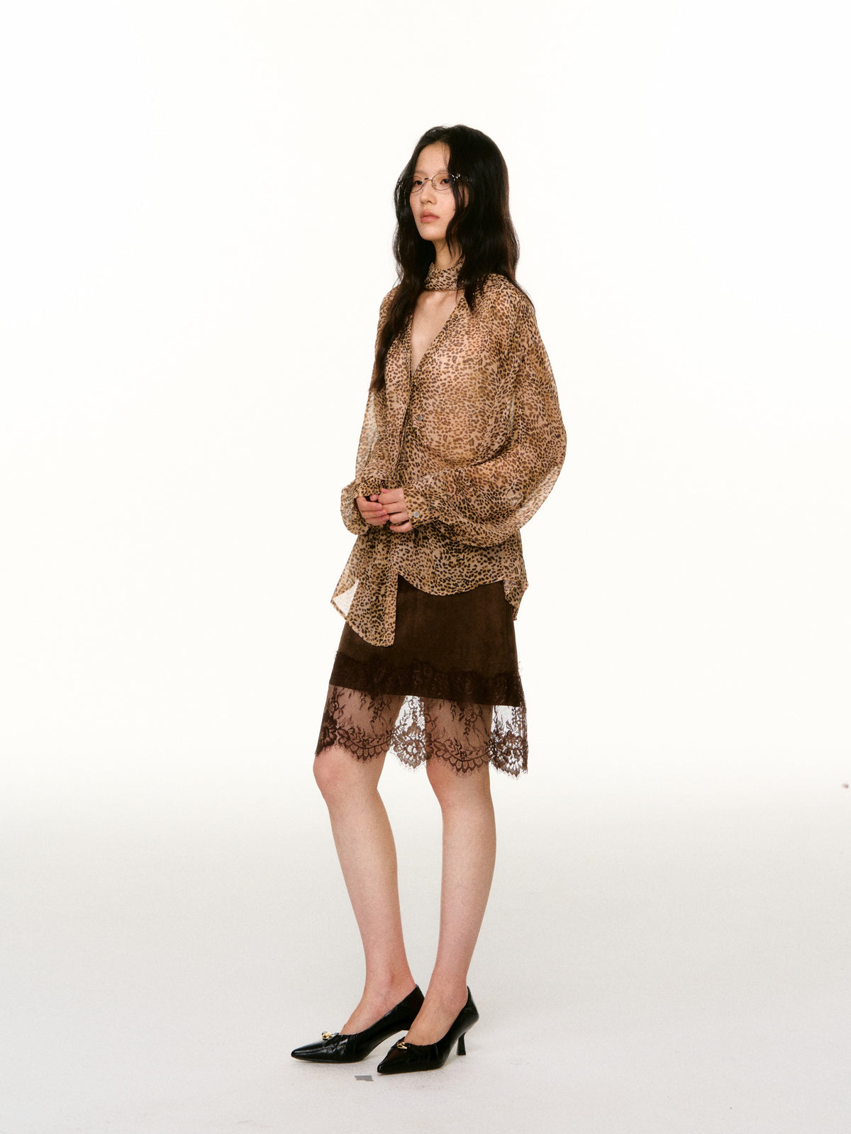 LAFREEDOM LAF360807 Vintage-Style Lace Skirt