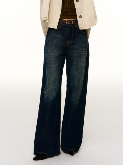 LAFREEDOM LAF360813 Straight Wide-Leg Jeans