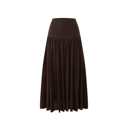 LAFREEDOM LAF360809 &amp;  LAF360810 Minimalist Cowl-Neck Knit Top &amp; Skirt