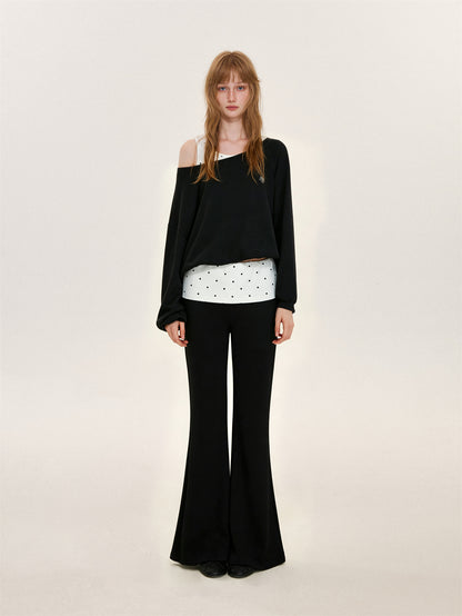 Asgony ASG26575&amp;ASG26576 Polka-Dot Casual Set