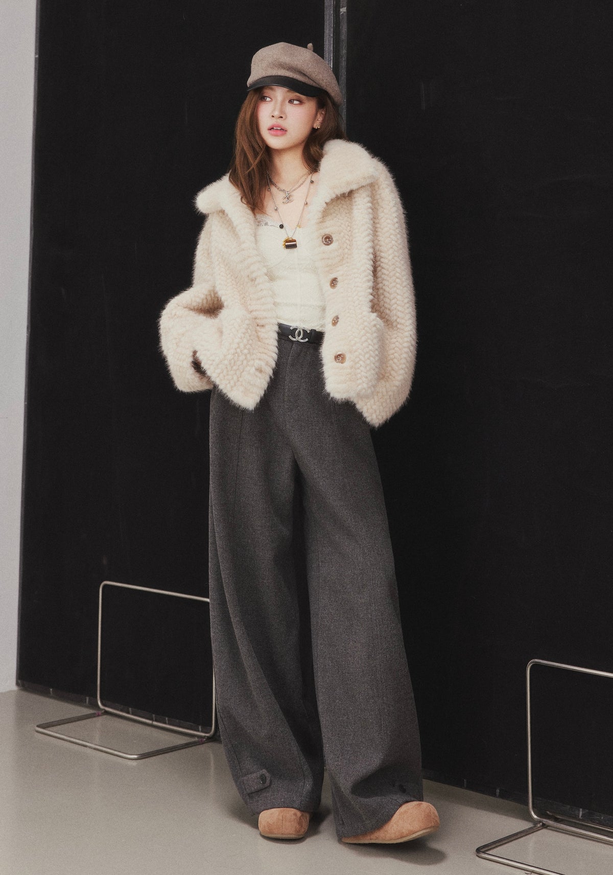 OTEBANBASS Ote260922 High-Waist Wool Balloon Pants