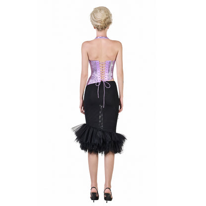 FFSD DEAR LOVE TOP &amp; ALYSA SKIRT - PURPLE
