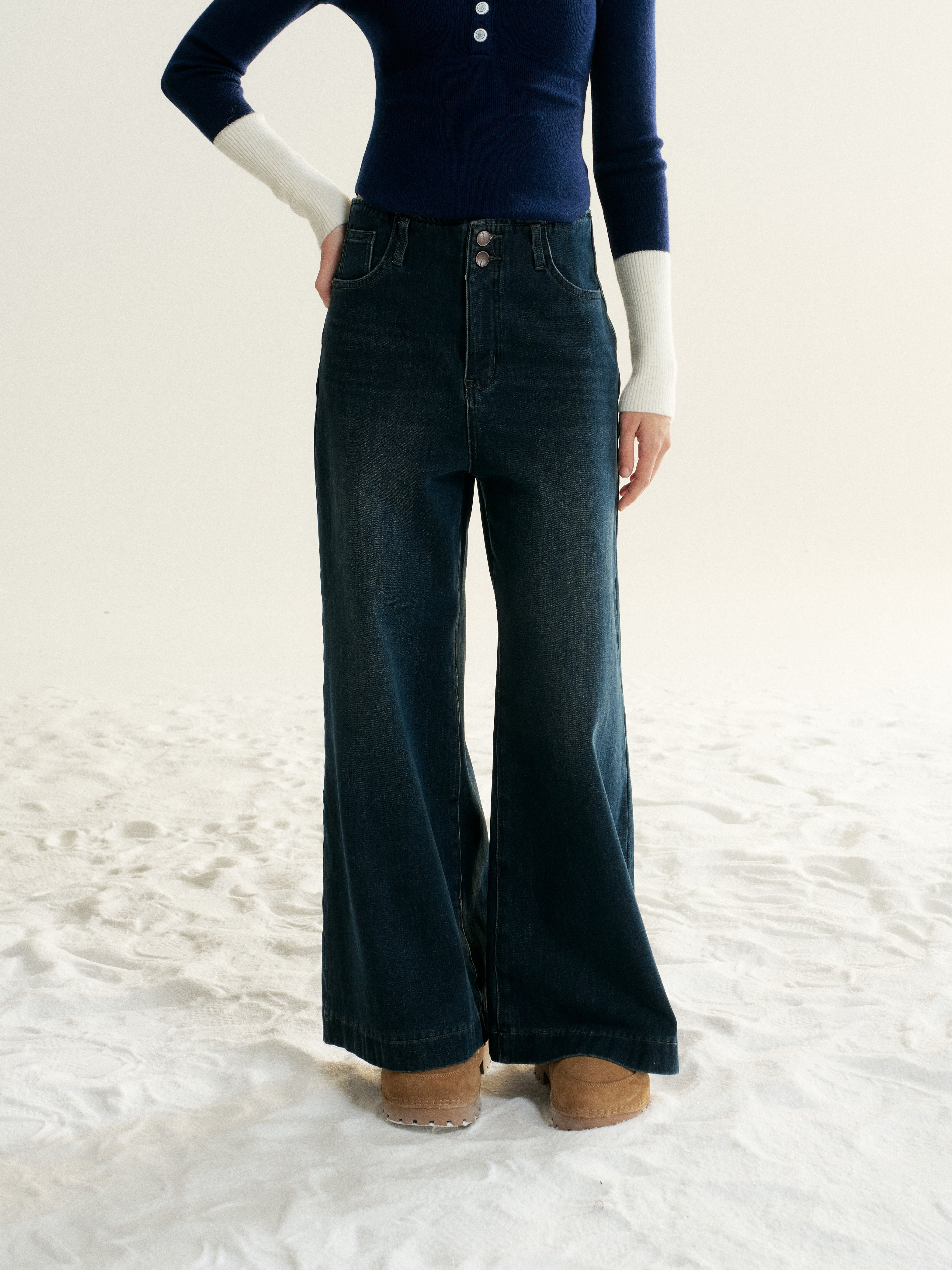 16DEWS 16D25517 Loose wide leg jeans