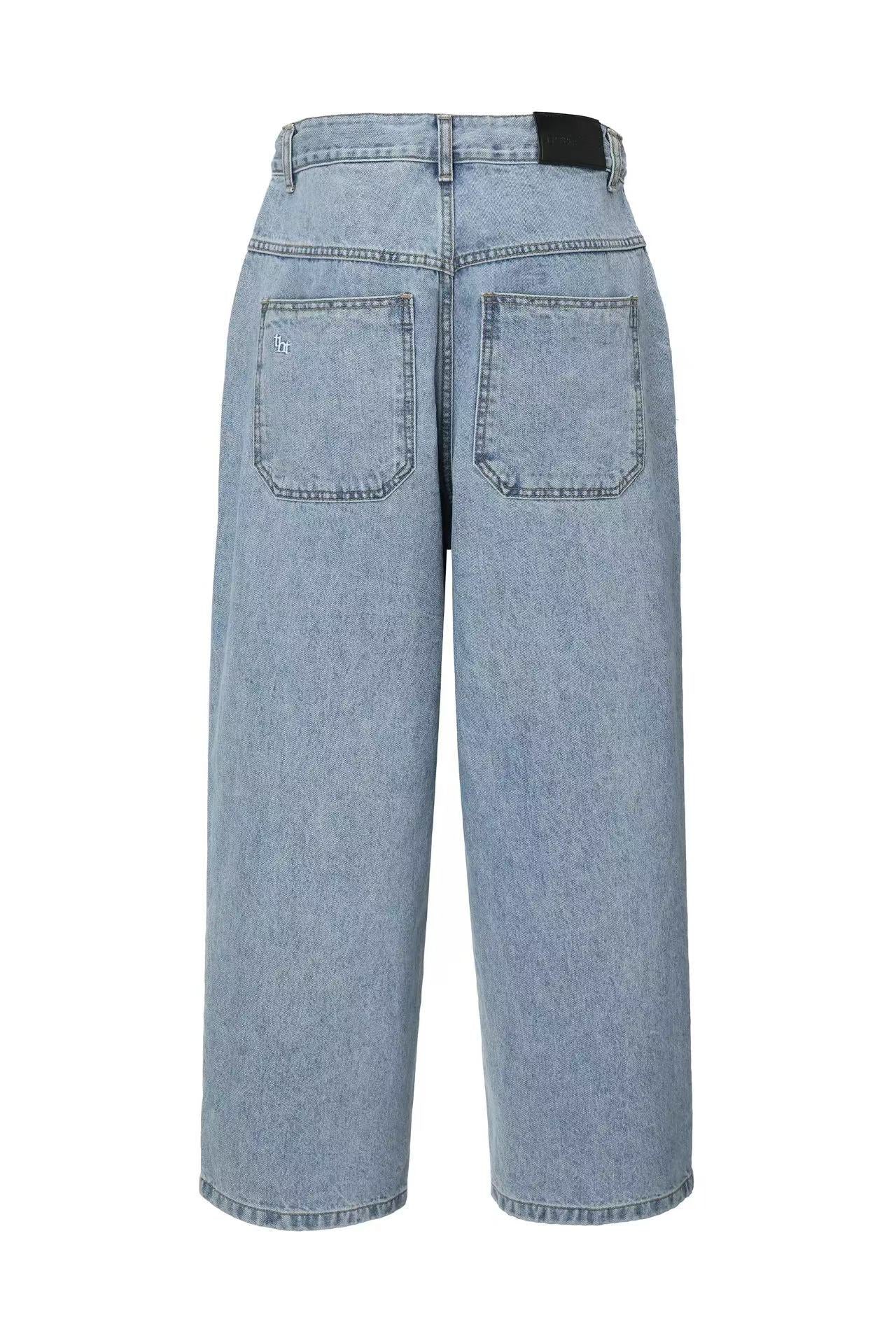 Threetimes Ballon baggy jeans (2color)