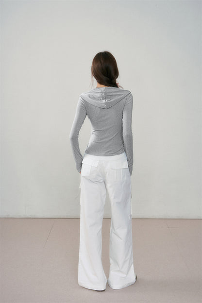 ASGONY Hoodie Slim Top(3color)