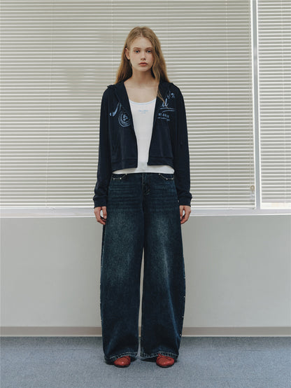 Asgony ASG26508 Vintage Silk Linen Tencel Blend Jacket