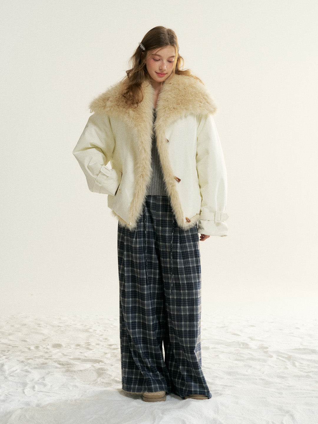 16DEWS 16D25540 Thicken parka coat