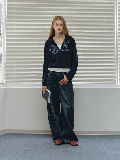 Asgony ASG26508 Vintage Silk Linen Tencel Blend Jacket
