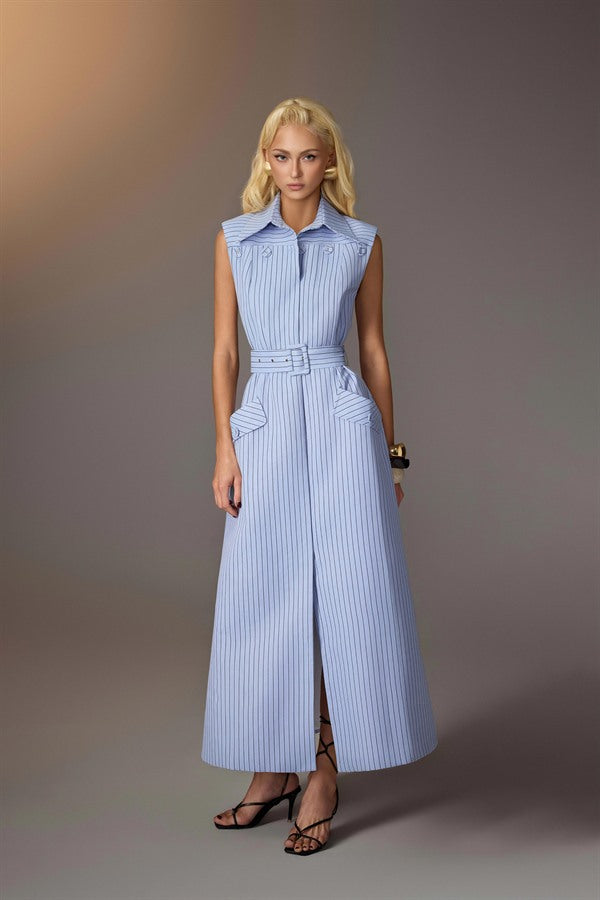 KEIRA TONG Shirt Pocket Dress