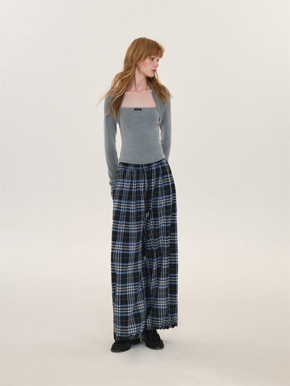 Asgony ASG26612 Faux-Layered Long-Sleeve Top
