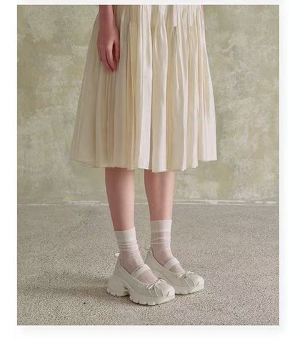 SugarSu Ballet style Mary Jane shoes (2color)