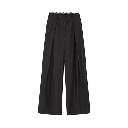 SOMESOWE S2508125 Pearlescent organza cool trousers (3color)