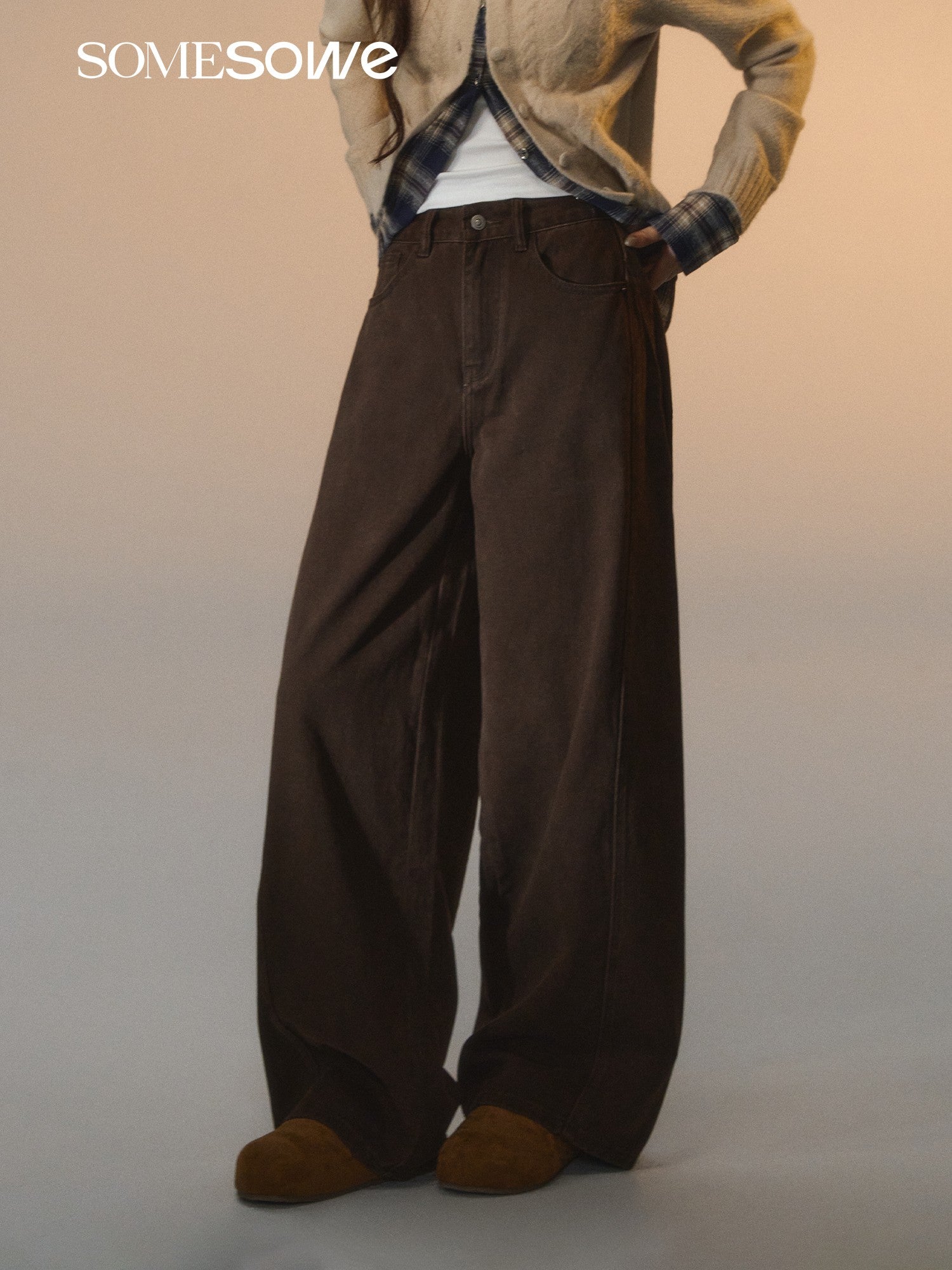 SOMESOWE S2508253 Crescent loose jeans