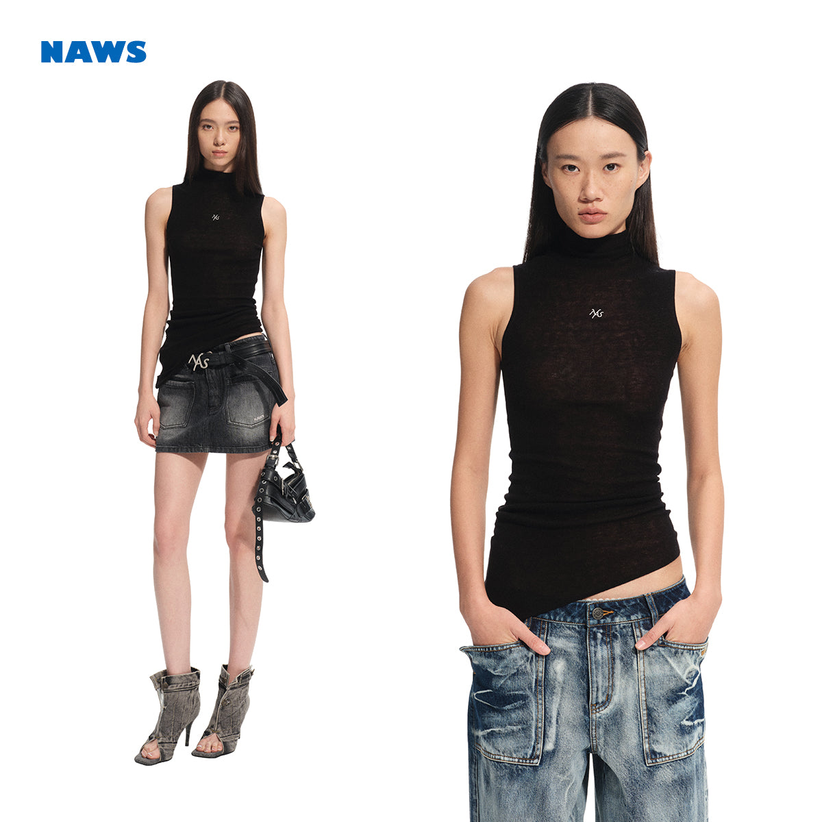 NAWS C053725 Megan Sleeveless Knitwear