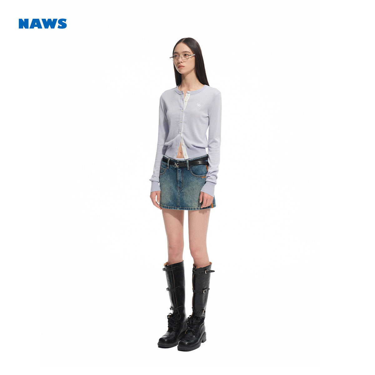 NAWS C050525 Maze Knitted Cardigan