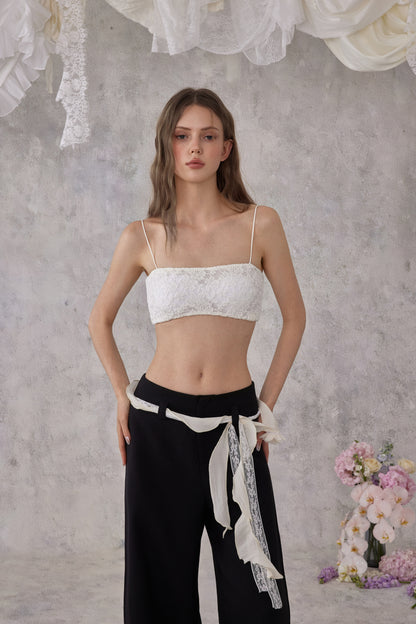 NOMEANSNO N170 Floral lace camisole (2color)