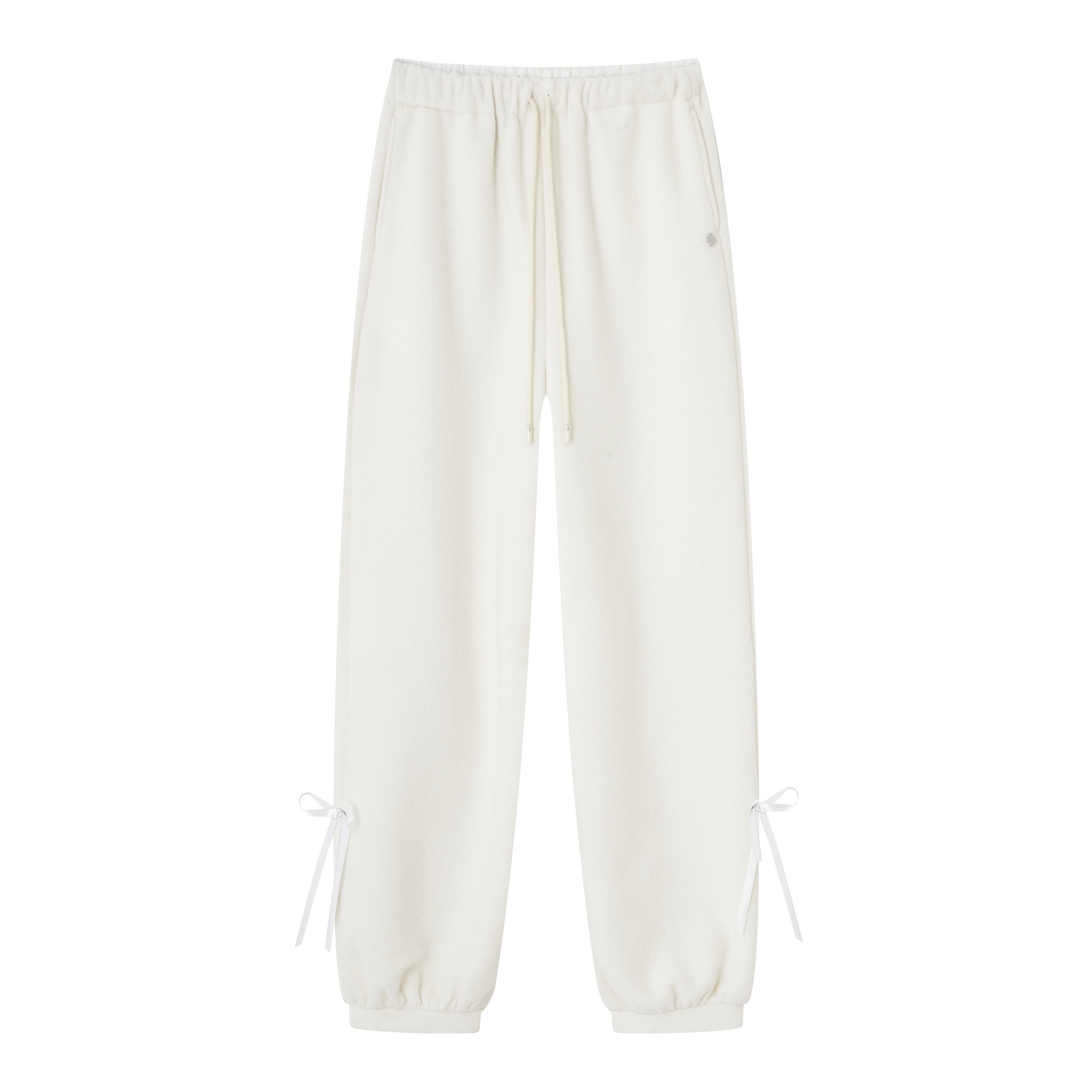 SOMESOWE S2508321 Velvet tied toe lantern casual pants