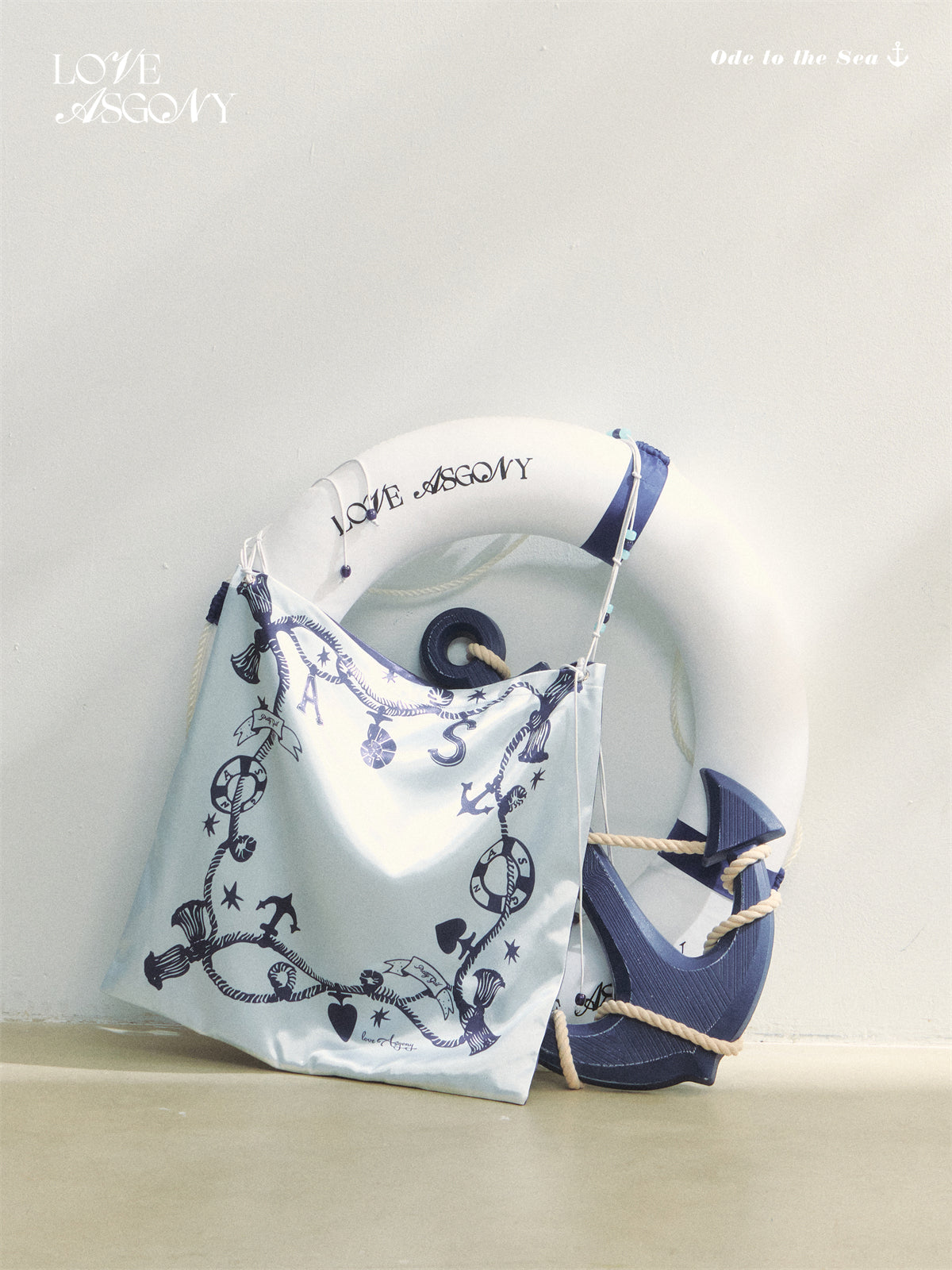 AsGony ASG25248 Holiday style beaded printed bag