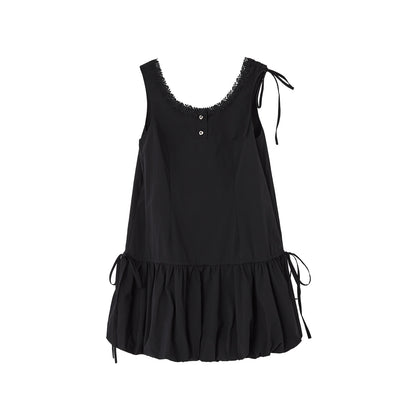 SOMESOWE S2508112 Sleeveless puffy skirt