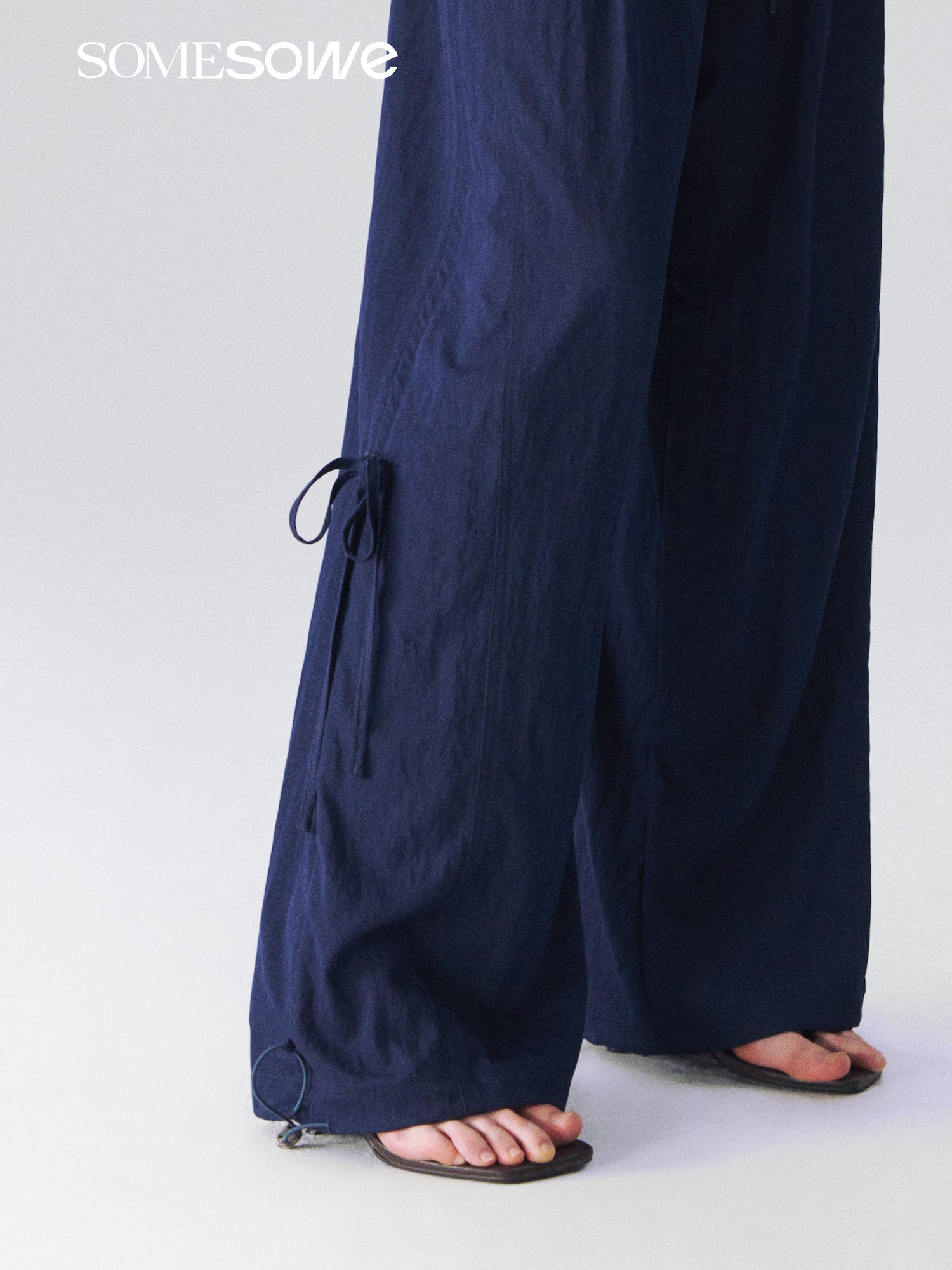 SOMESOWE S2609098 Flower bud casual pants