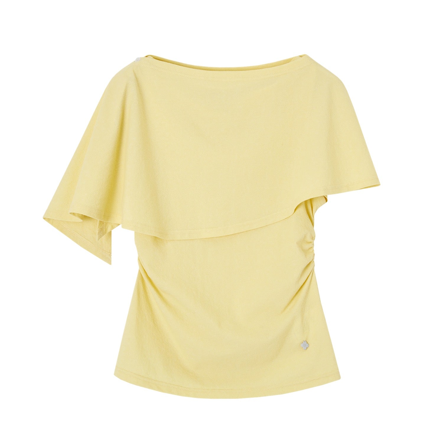SOMESOWE S2609090 Two piece shawl waist cinched top