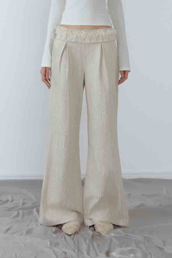 NONCESTNON N203 Lace flower pants