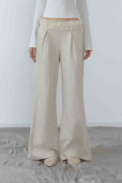 NONCESTNON N203 Lace flower pants
