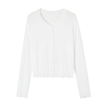 SOMESOWE S2609073 Cotton ultra-thin cardigan