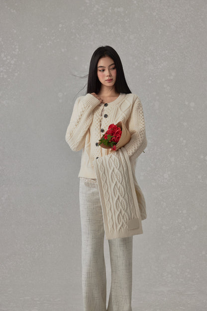 NONCESTNON N273 Twisted scarf
