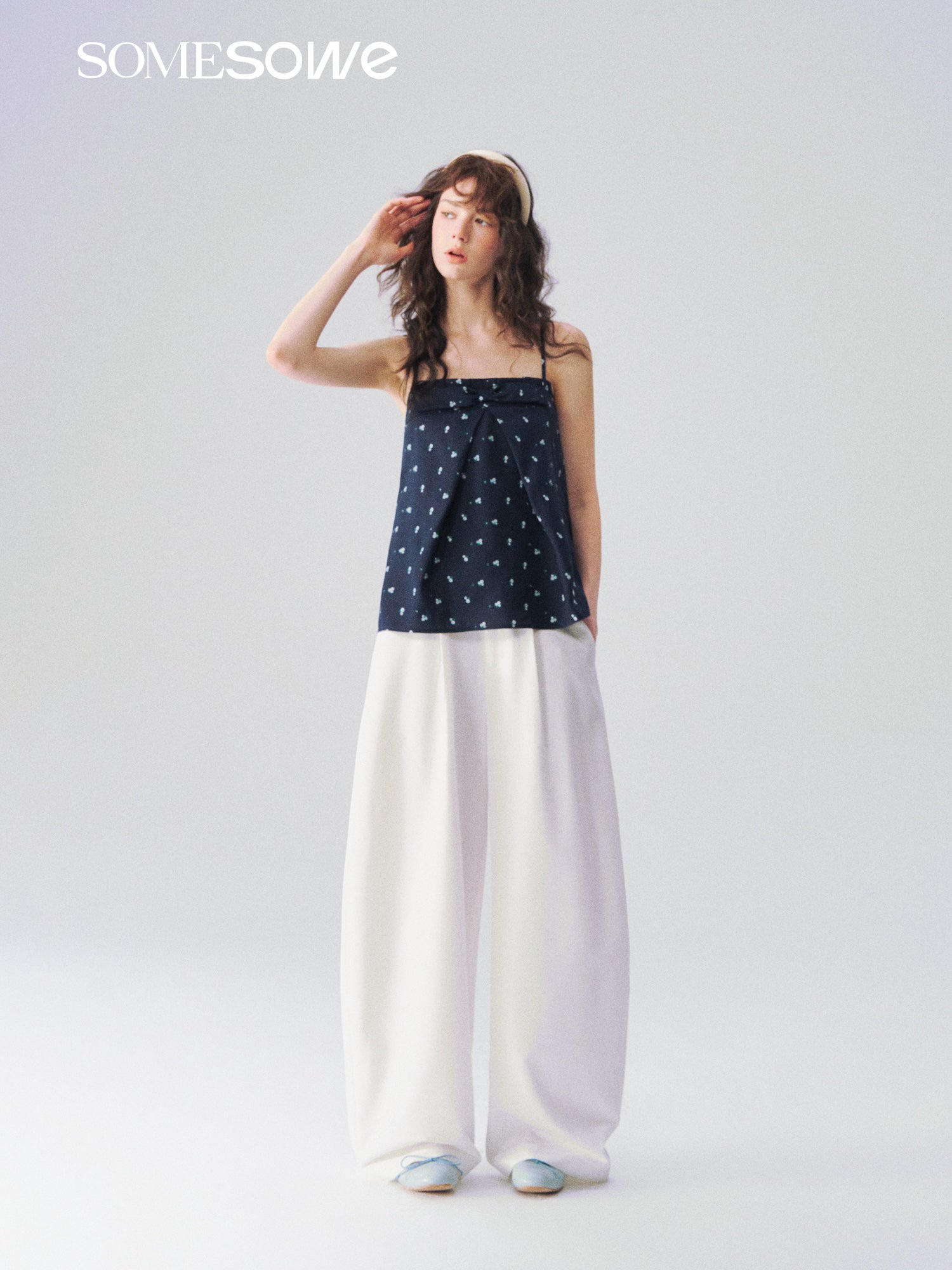 SOMESOWE S2609106 Leisure wildflower suspender top