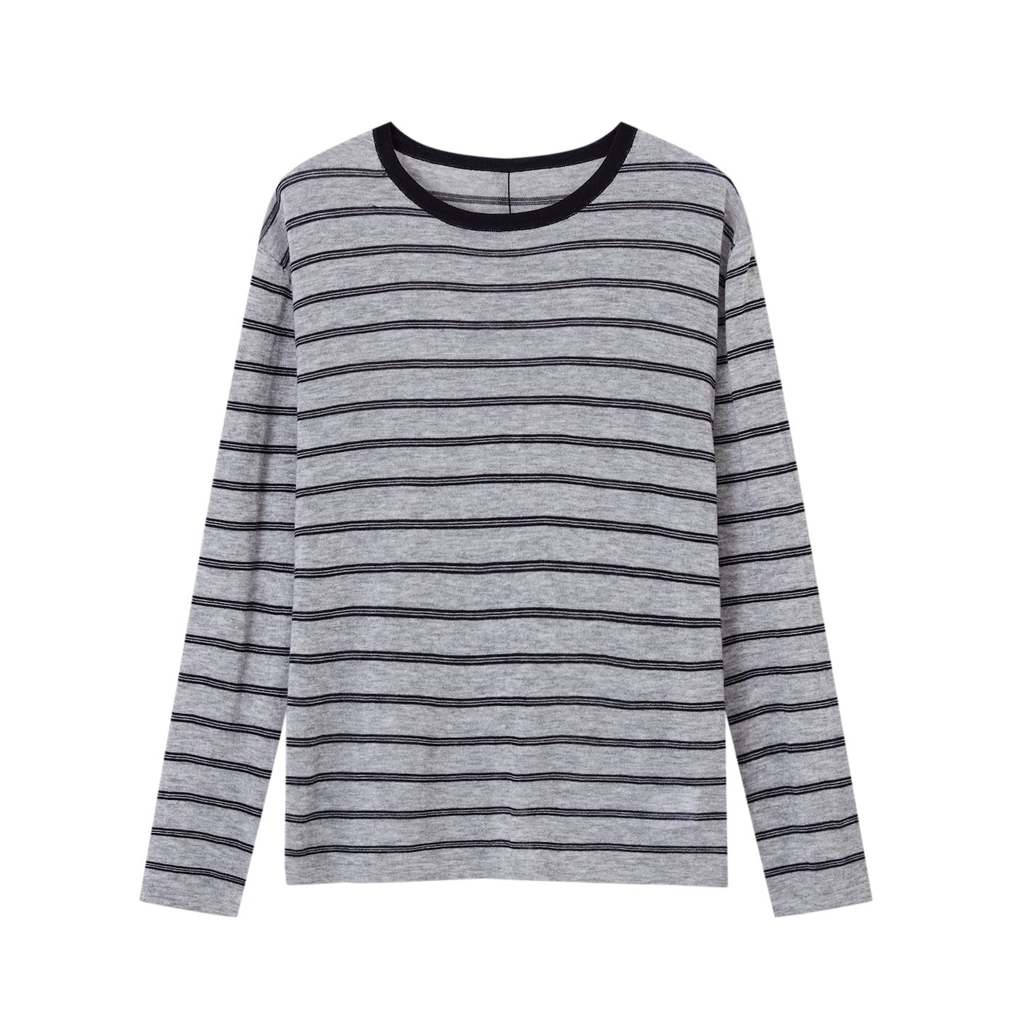 SOMESOWE S2508227 Vintage striped versatile knitted top