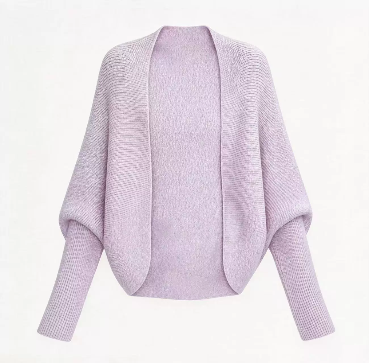 YZZI HE Knitted Batwing Sleeve Cardigan(4color)