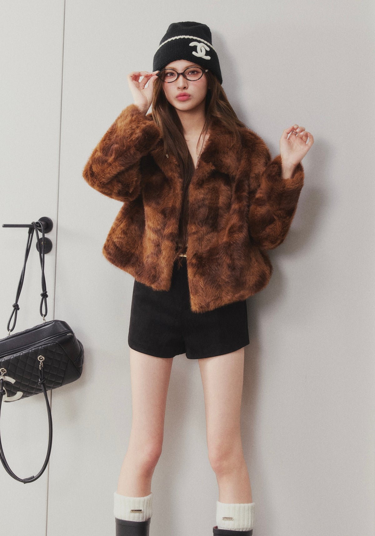 OTEBANBASS Ote260919 Aesthetic Eco-Fur Shearling Coat
