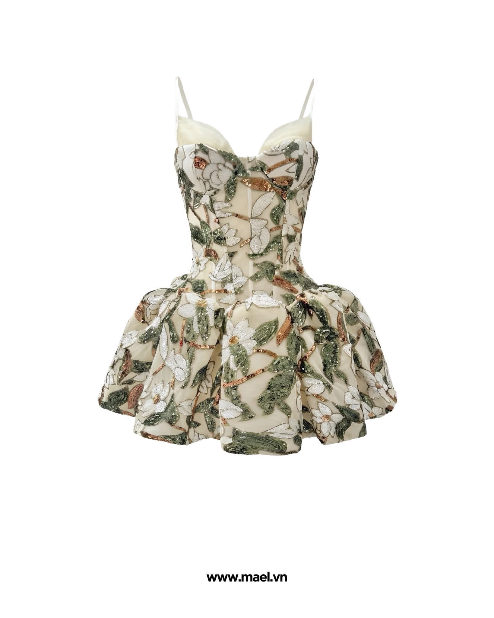 MAEL FEMME SYLVIA DRESS (GREEN)