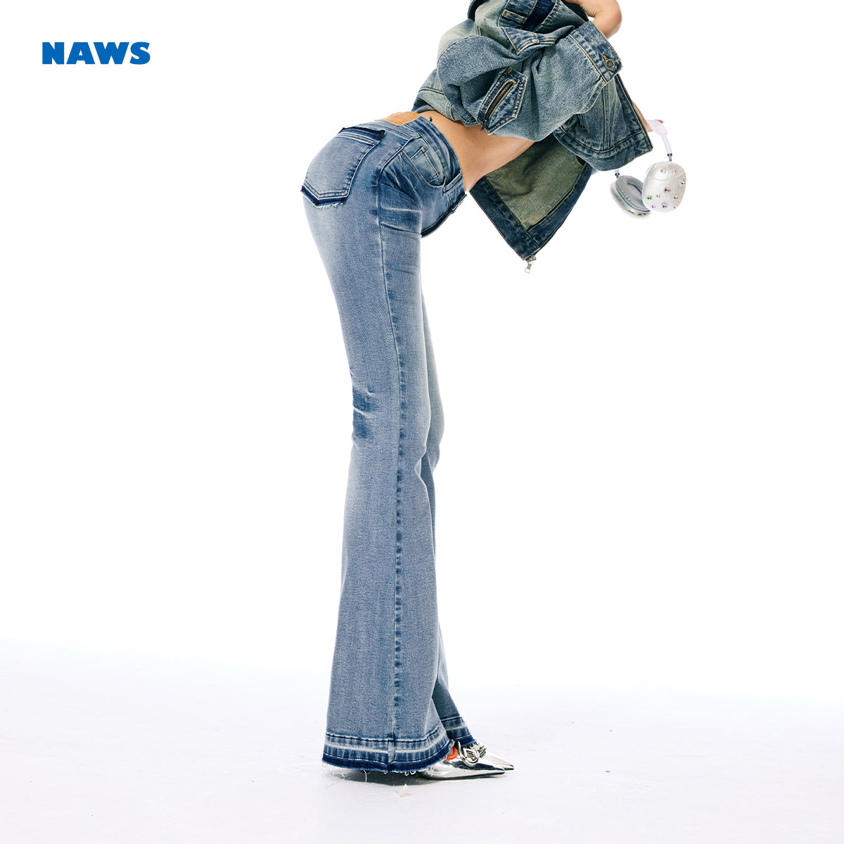 NAWS [Best Seller] +5cm N1 Jeans (4color)