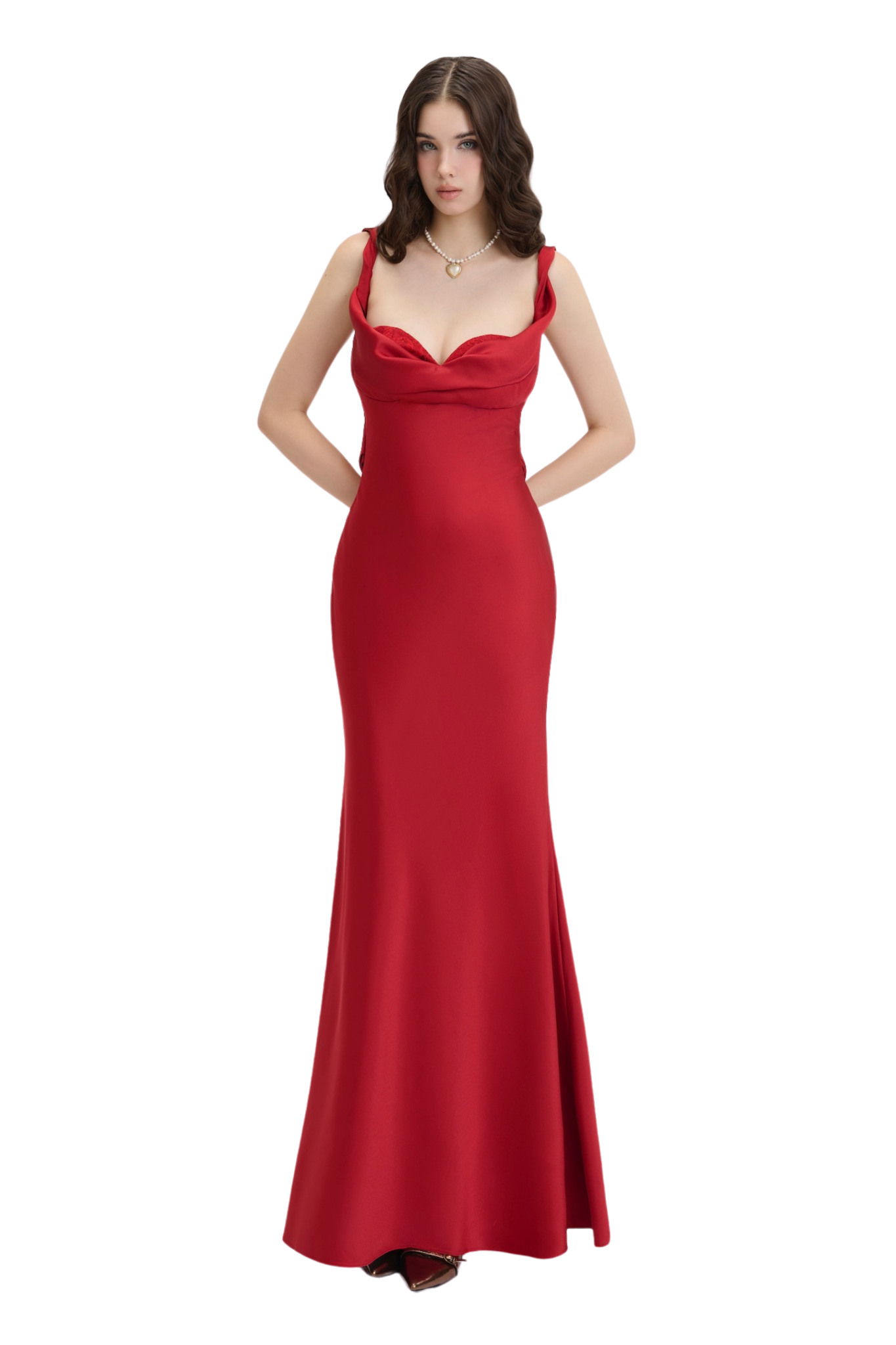 Jubin JACQUELINE DRESS IN RED