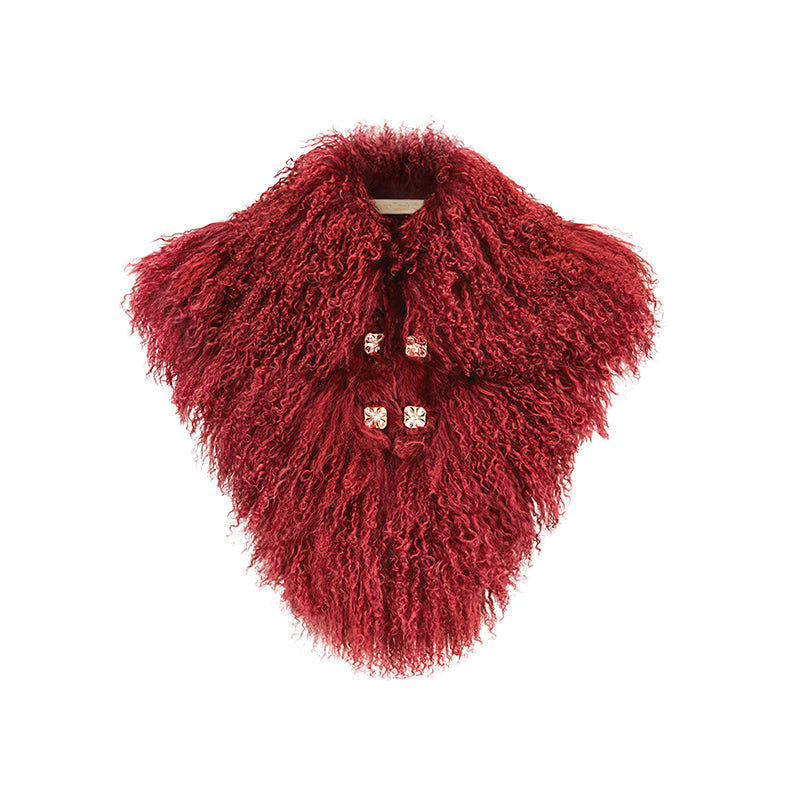 SHEERLUCK SLPC25504 Splicing otter rabbit fur coat