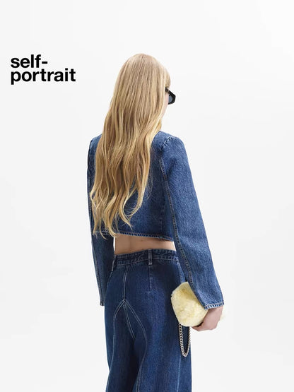 Self-Portrait JEWEL BUTTON DEJIN JACKET