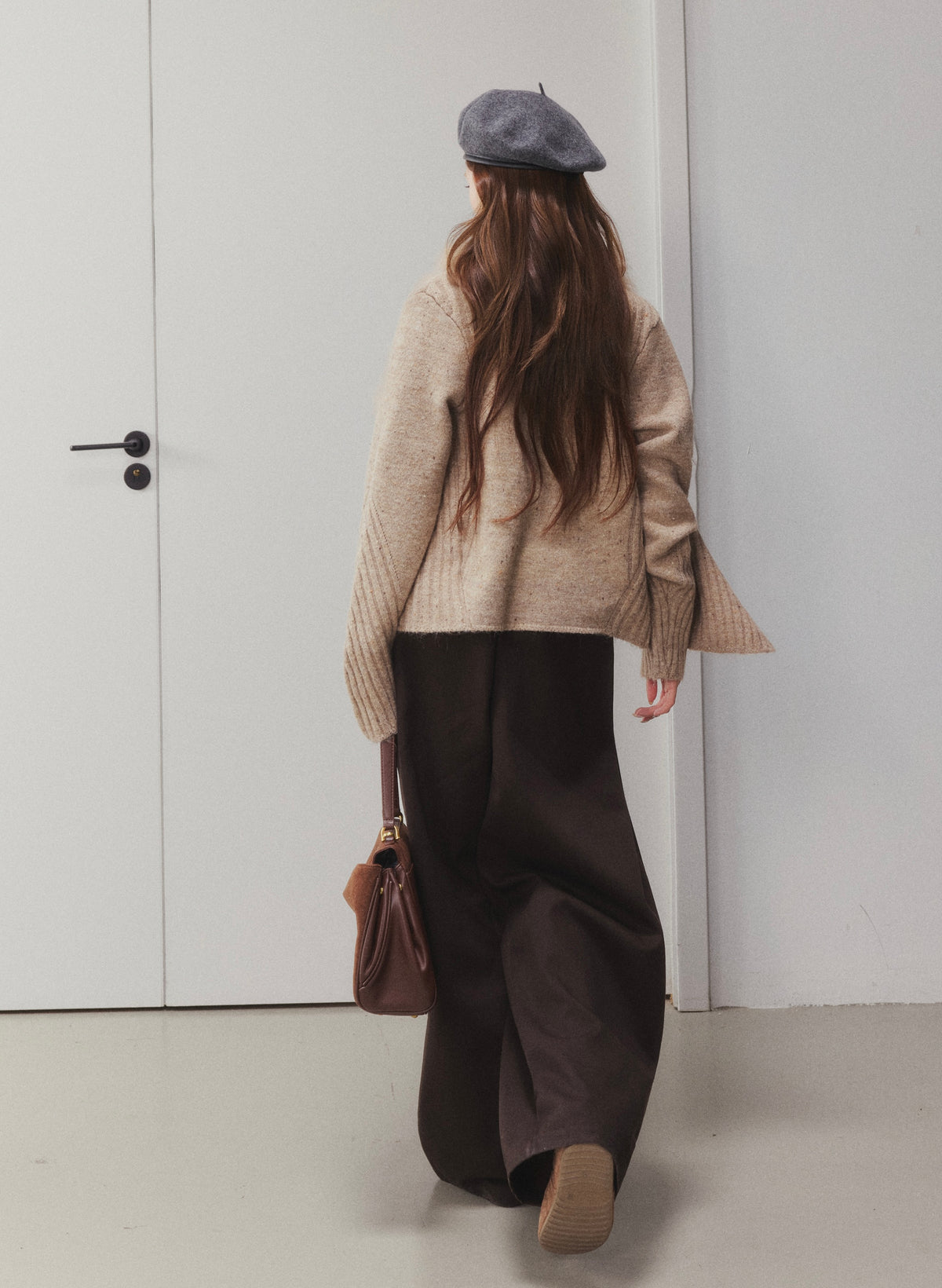 OTEBANBASS Ote260924 Fox Fur Collar Knit Sweater