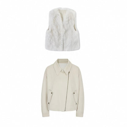 EDGII ED50AW1006 Silhouette fur coat