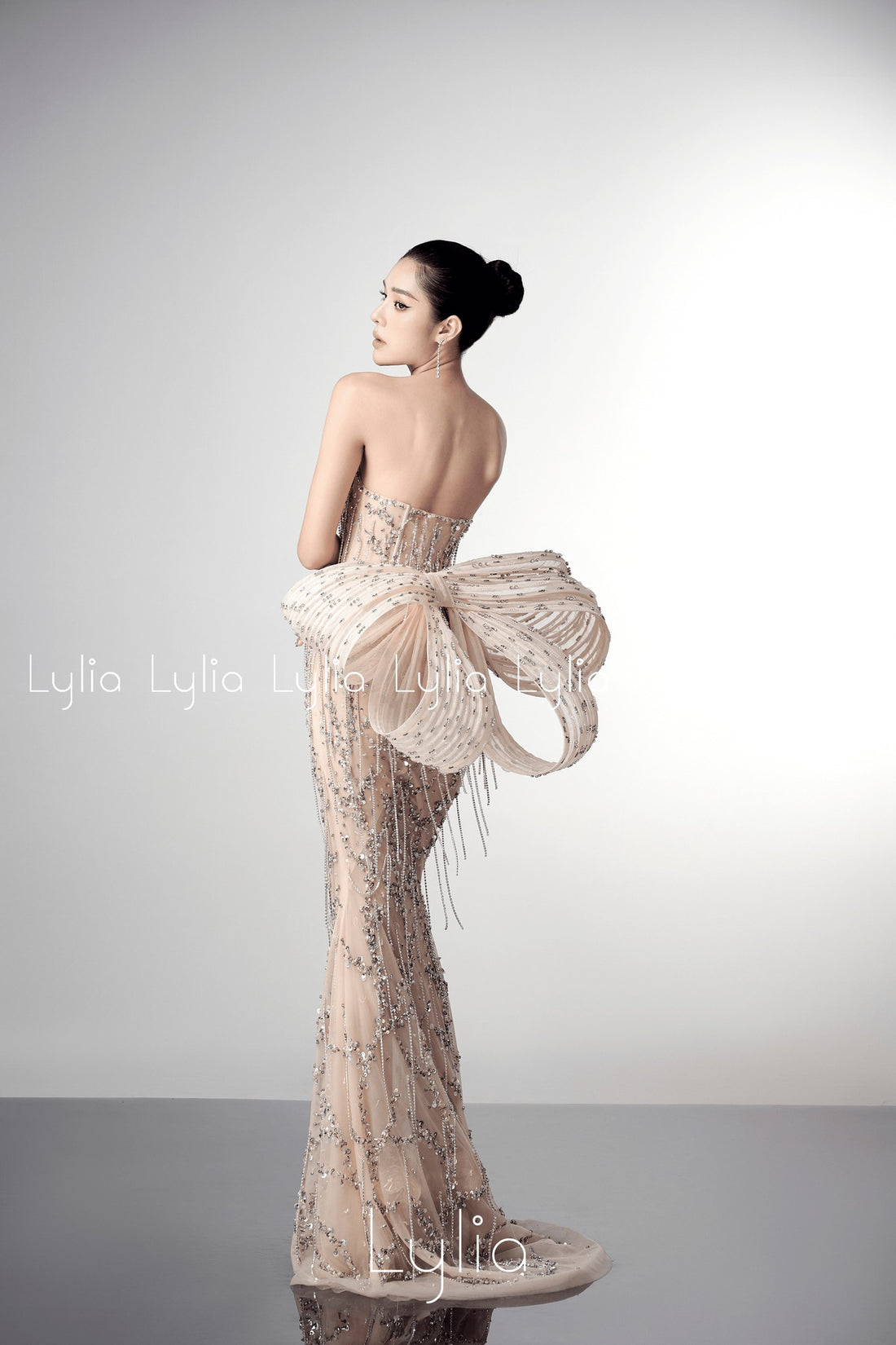 Lylia Sale LIXIN DRESS with ribbon