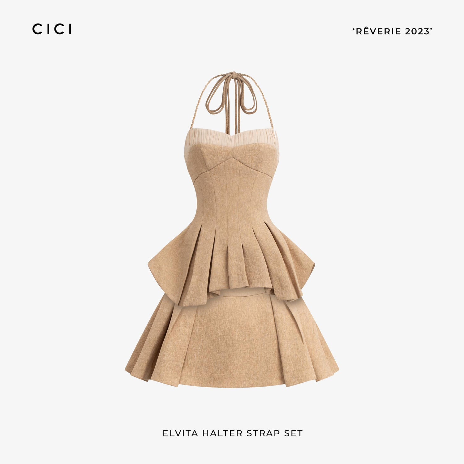 CICI Elvita Halter Strap Set