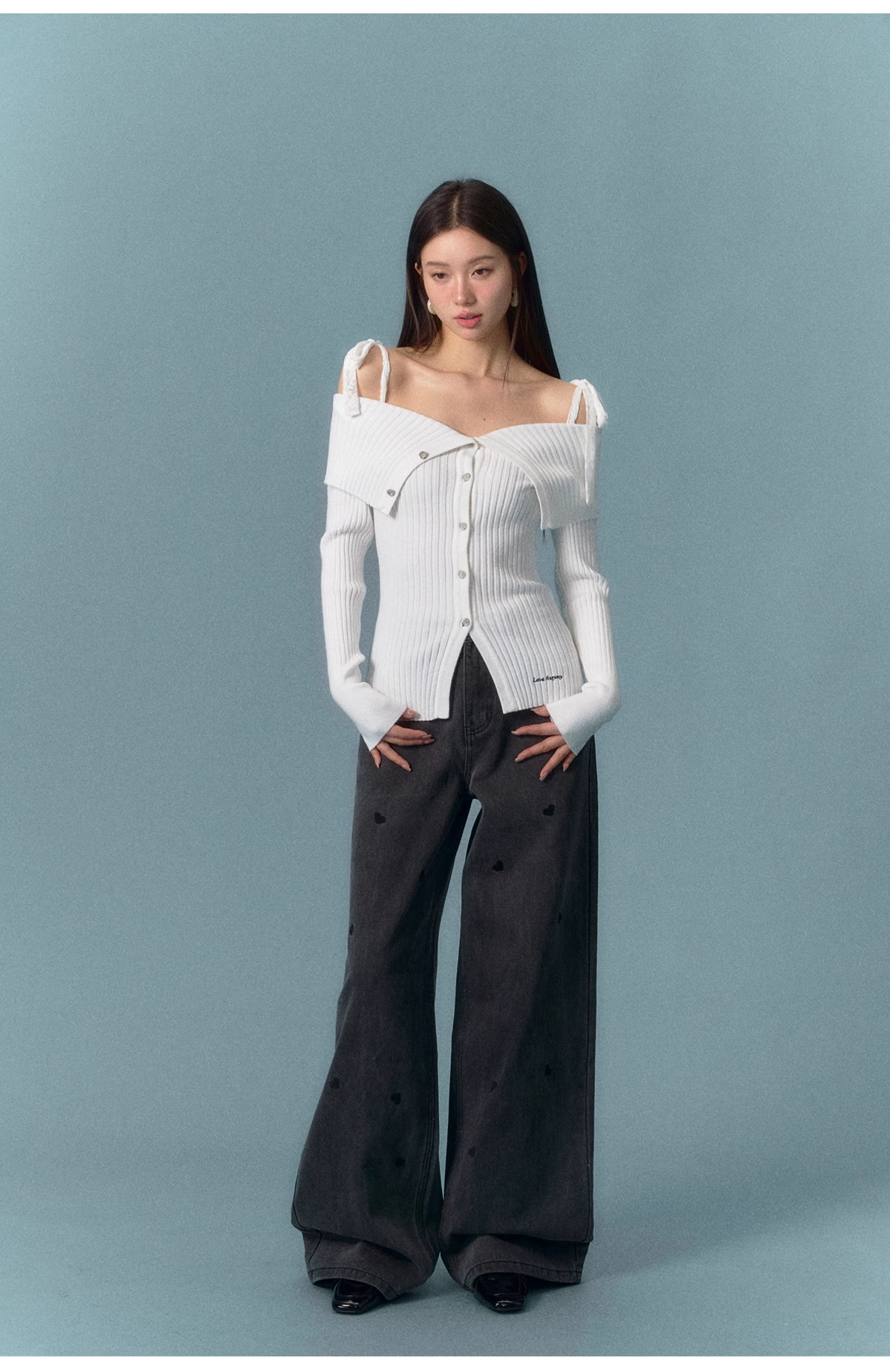 ASGONY [Star Style] Sale Ballet Top(2color)