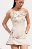 DATT ZENITH CORSET MINI DRESS