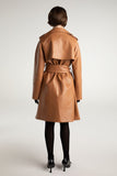 NJ Keira Leather Trench Coat