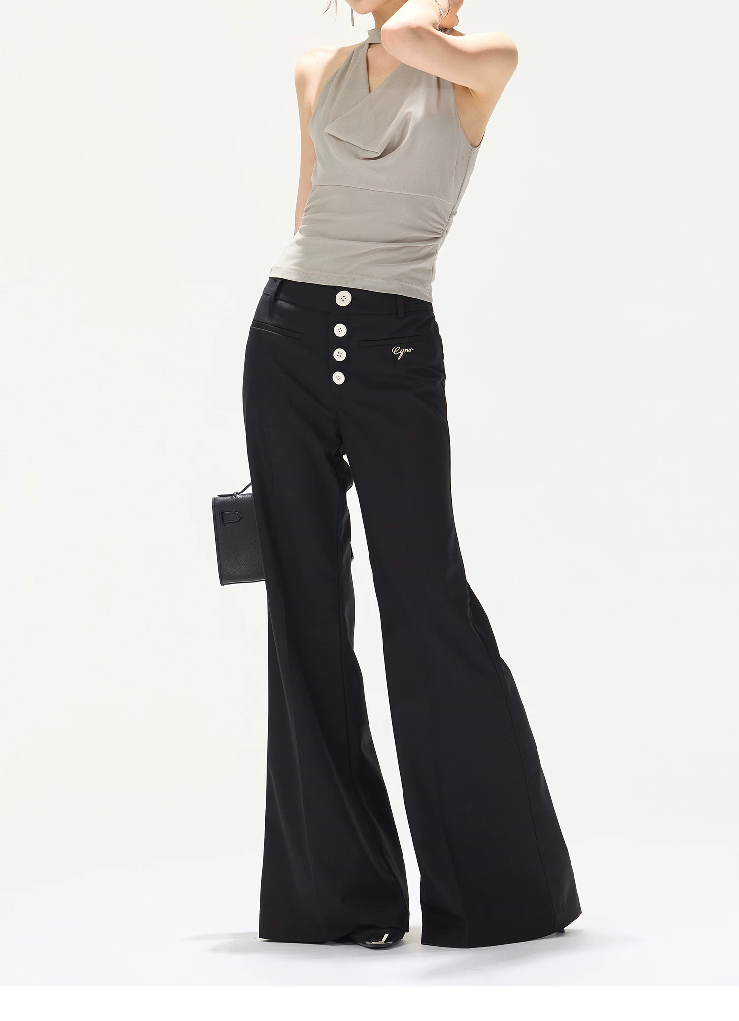 CYNR High Waist Bootcut Pants