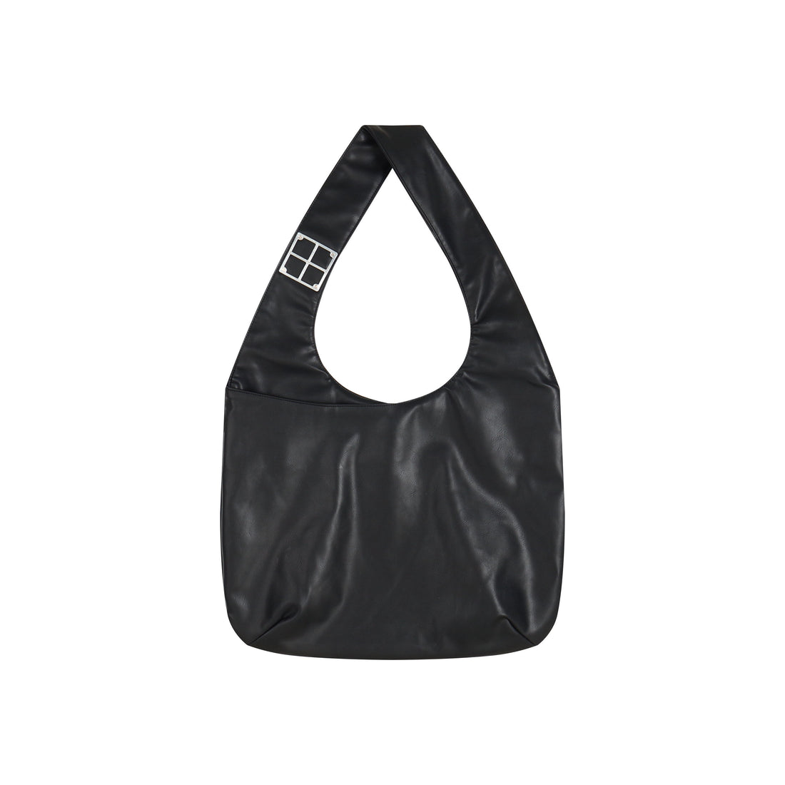 YJ1NGZYZJ LOGO SHOULDER BAG IN BLACK