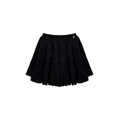 AsGony Lace Number Top or Pleated Skirt